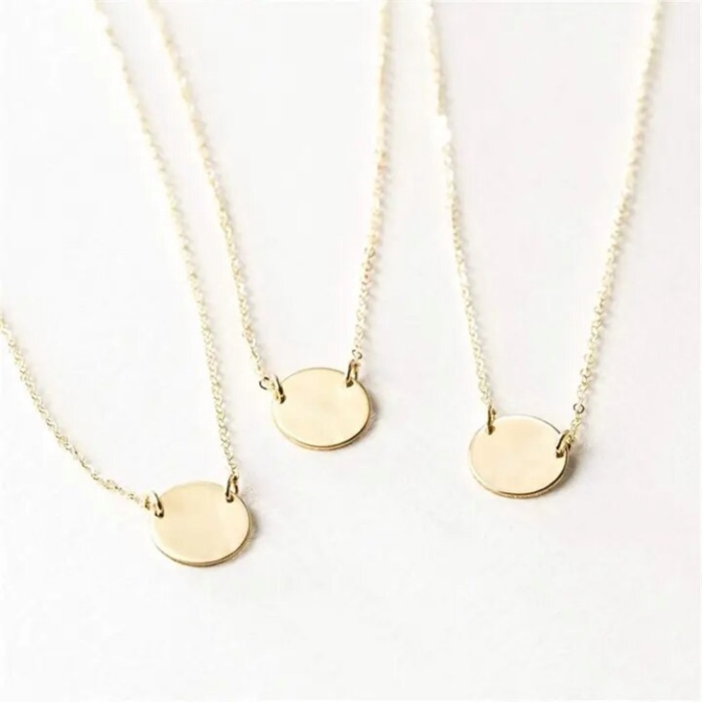 ⚜️𝟯𝟬%𝗢𝗙𝗙 𝗯𝘂𝗻𝗱𝗹𝗲𝘀 𝟯+⚜️ NEW 9mm Coin Charm Stainless Steel Necklace - Picture 10 of 15